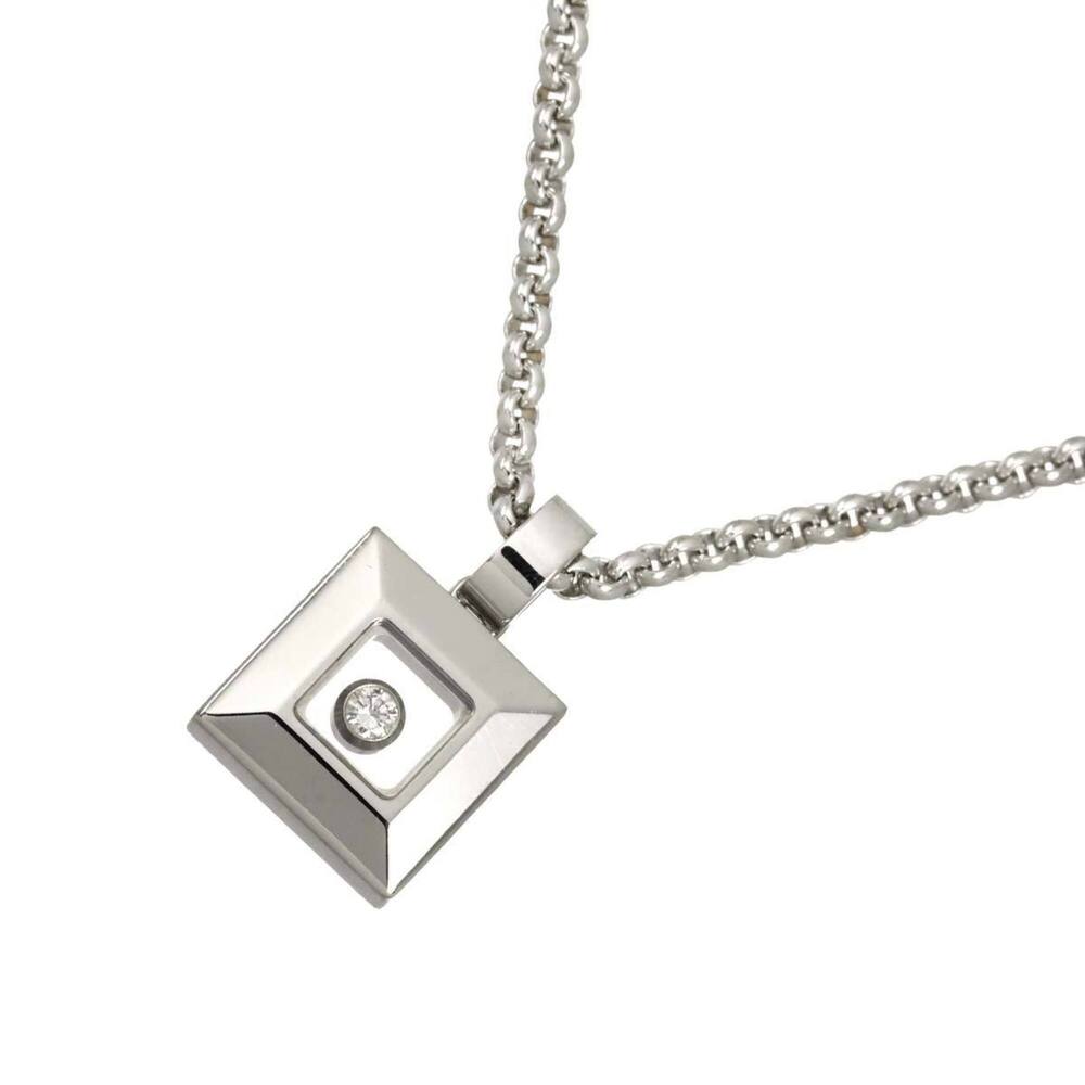 CHOPARD 18k Silver Diamond Necklace